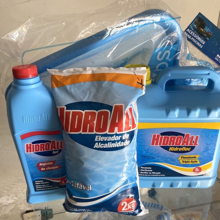 Elevador de alcalinidade e cloro, produtos para tratamento da água